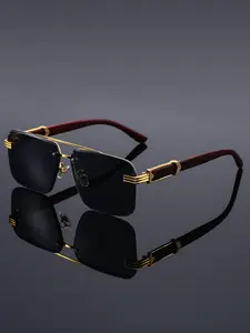 Unisex Fit Half-Frame Glasses for Trendy Beach Vacation and Casual Photography, Trendy Beach Eyewear, All Seasons Fashion Style with Decorative Lens, Polycarbonate Material