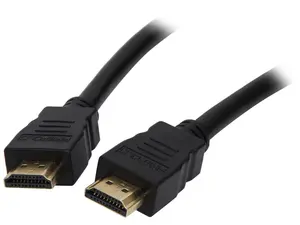 Nippon Labs 15ft High Speed HDMI 15 ft Cable 28AWG with Ethernet Male/Male Gold Connectors in Black Color 15 feet- OEM