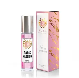 Aura Paris Passion Pheromones Perfume, Natural Attraction Perfume, Pheromone Roll-On Perfume for Women to Attract Men, Rare Long Lasting Fragrance