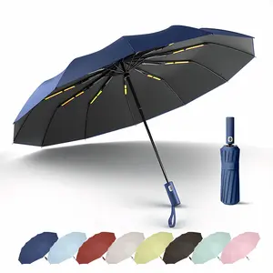 24-bone Reinforced Umbrella, Fully Automatic Umbrella, Anti-UV Sunscreen Umbrella, Sunny and Rain Dual-use Umbrella, Lightweight Waterproof Umbrella, Portable Foldable Umbrella