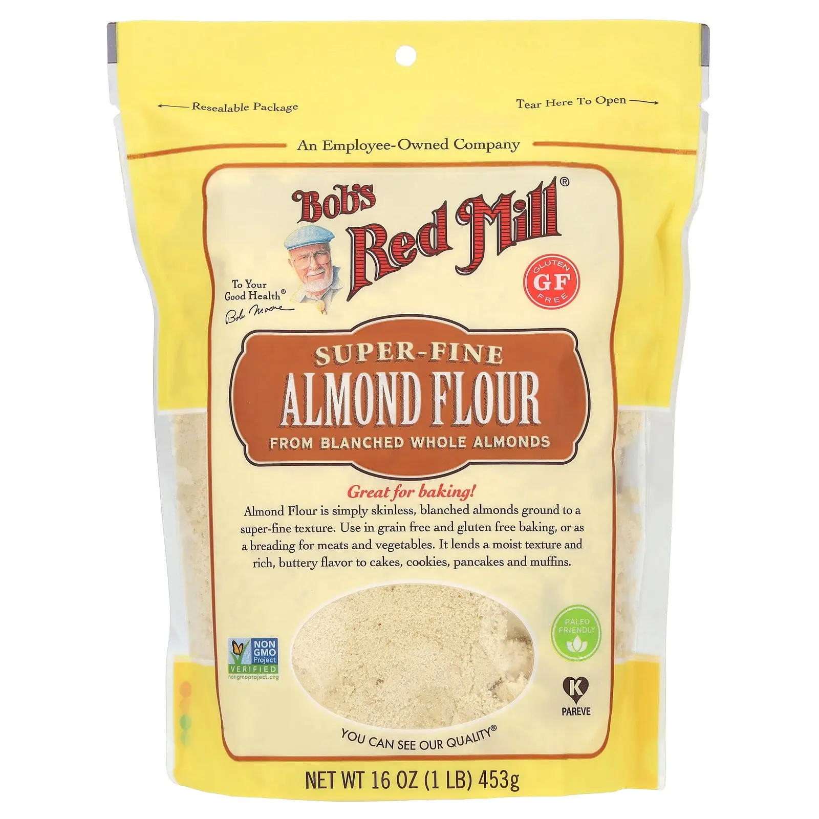 Bob's Red Mill Super-Fine Almond Flour, 16 oz (453 g)
