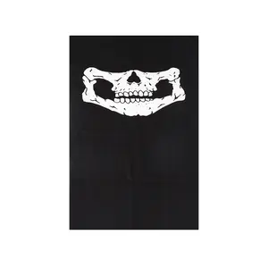 Seamless Multifunctional Magic Bandana Cycling Mask Warm Enclosure Halloween Prop Skull Versatile Face Scarf
