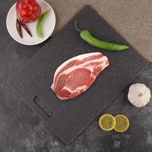 Marble Texture Cutting Board Set, Plastic Chopping Boards, Dishwasher Safe, Non-Slip, Durable, Kitchen Tools, 3-Piece Set for Food Prep