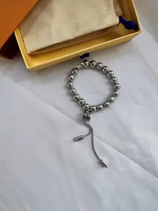 ✨ PEARL LUSTER METAL BRACELET ✨ | Soft Glow Unisex Gift Set with Luxury Box
