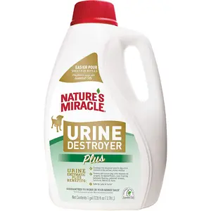 Nature’s Miracle Dog Urine Destroyer – Enzymatic Cleaner – 128 oz – UPC 018065983718 Odor Eliminator Removal