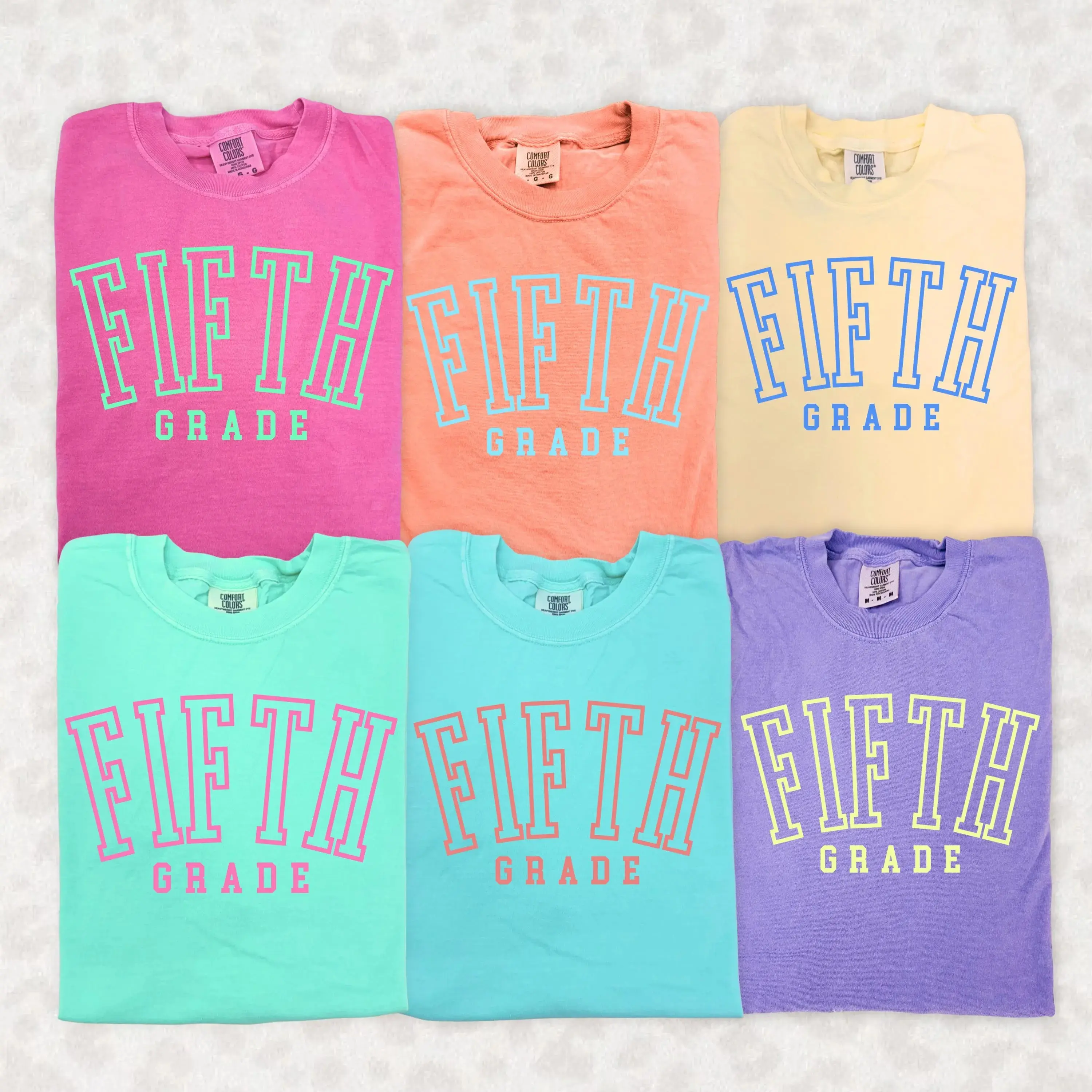 Fifth Grade Teacher Comfort Colors Shirt, Back to School 5th Grade Team, Elementary School Shirts, Dream Team Tshirt, Trendy Fifth Grade