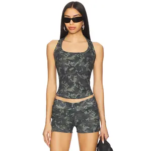 NIIHAI Vest Top in Camo