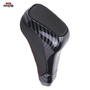 M8*1.25 Carbon Fiber Style Shift Knob, PTR57-34141 Gear Lever Knob Replacement, Compatible with 2012-2021 Toyota 4Runner & 2014-2021 Tundra TRD PRO, Exclude Tacoma