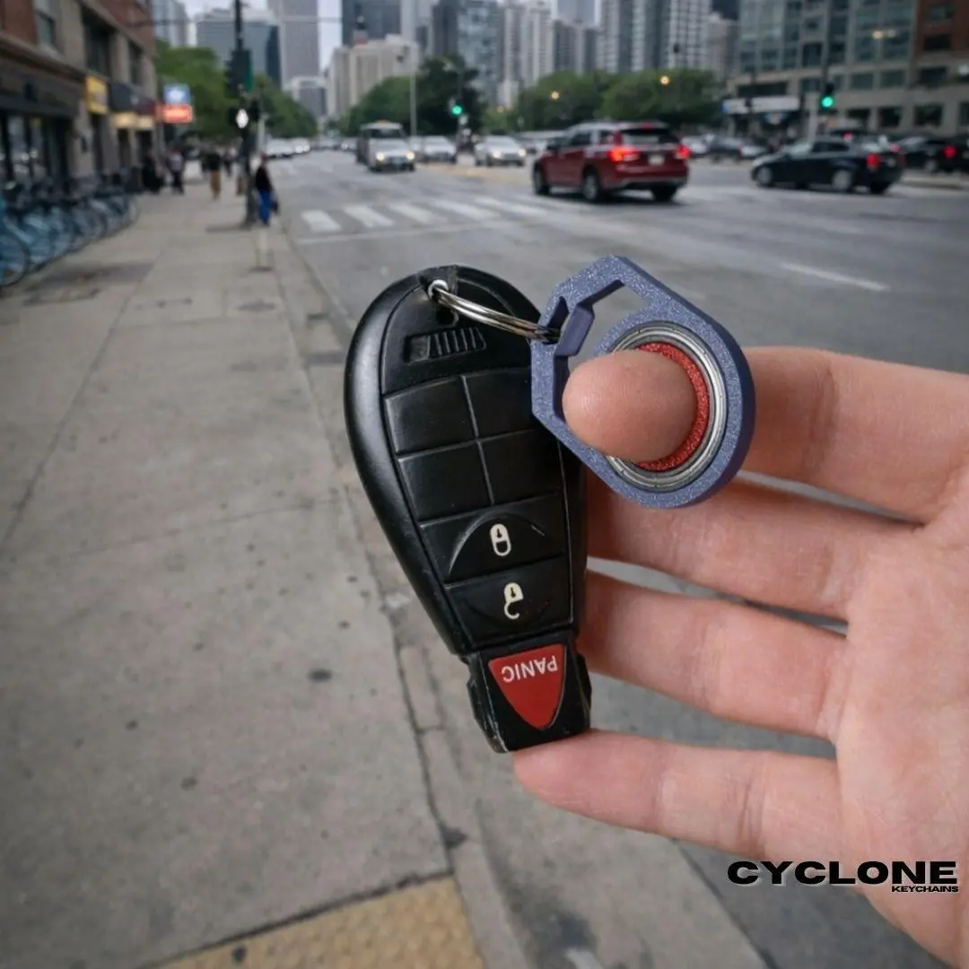 Cyclone Keyspinner - Keychain Spinner for Car Keys - Key Rambit
