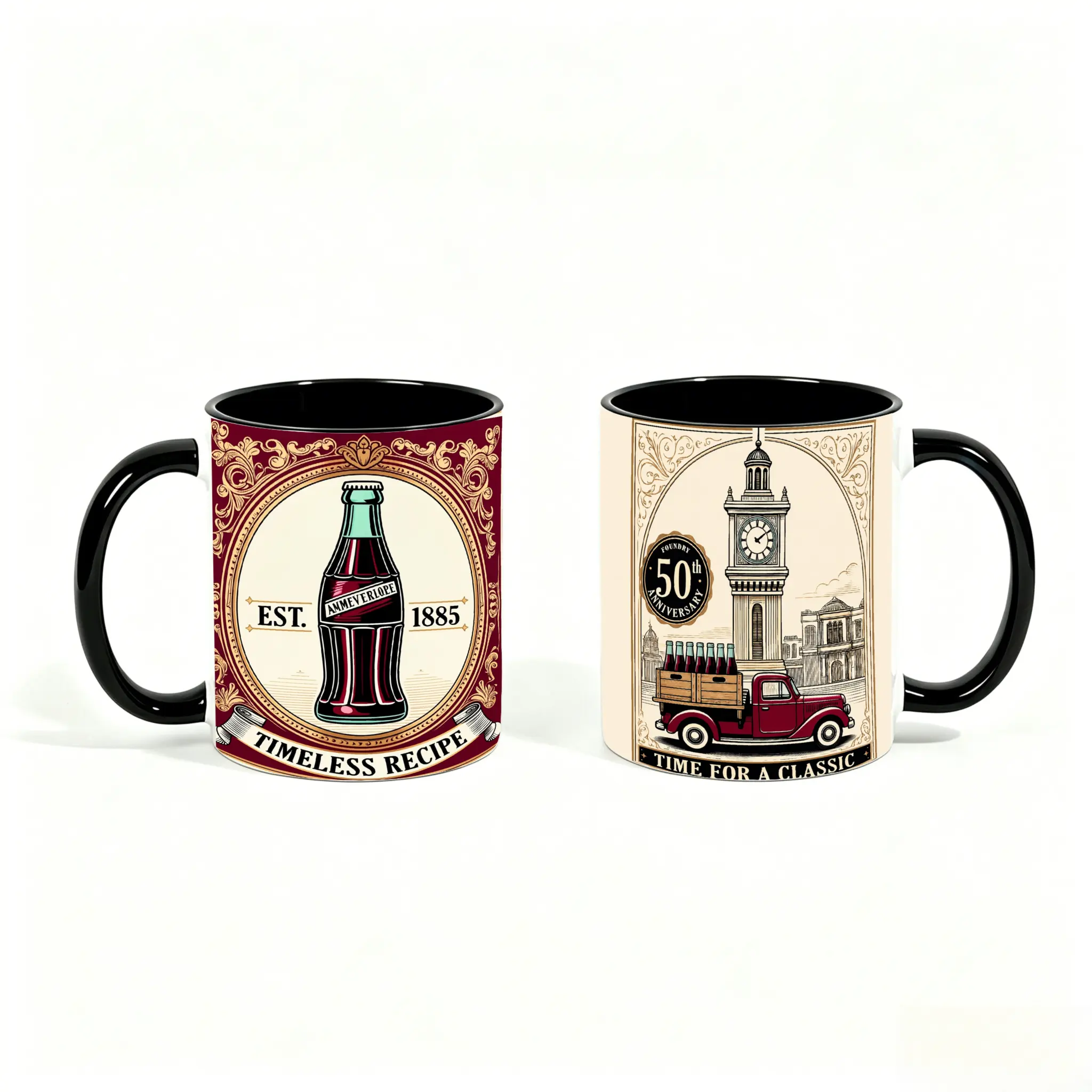 23 Flavors 141st Anniversary Limited Edition Tumbler With Handle Straw 11/15oz, 1885-2026 Vintage Steampunk Clock Gears Aesthetic Stainless Steel Insulated Travel Mug Cup, Perfect Retro Merch Gift For Dr Pepper Fansv