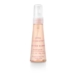 Coffee Cloud Mini Body Mist - Gourmand, Woody Fragrance - Travel Perfume Spray - Vegan, Cruelty-Free, Clean