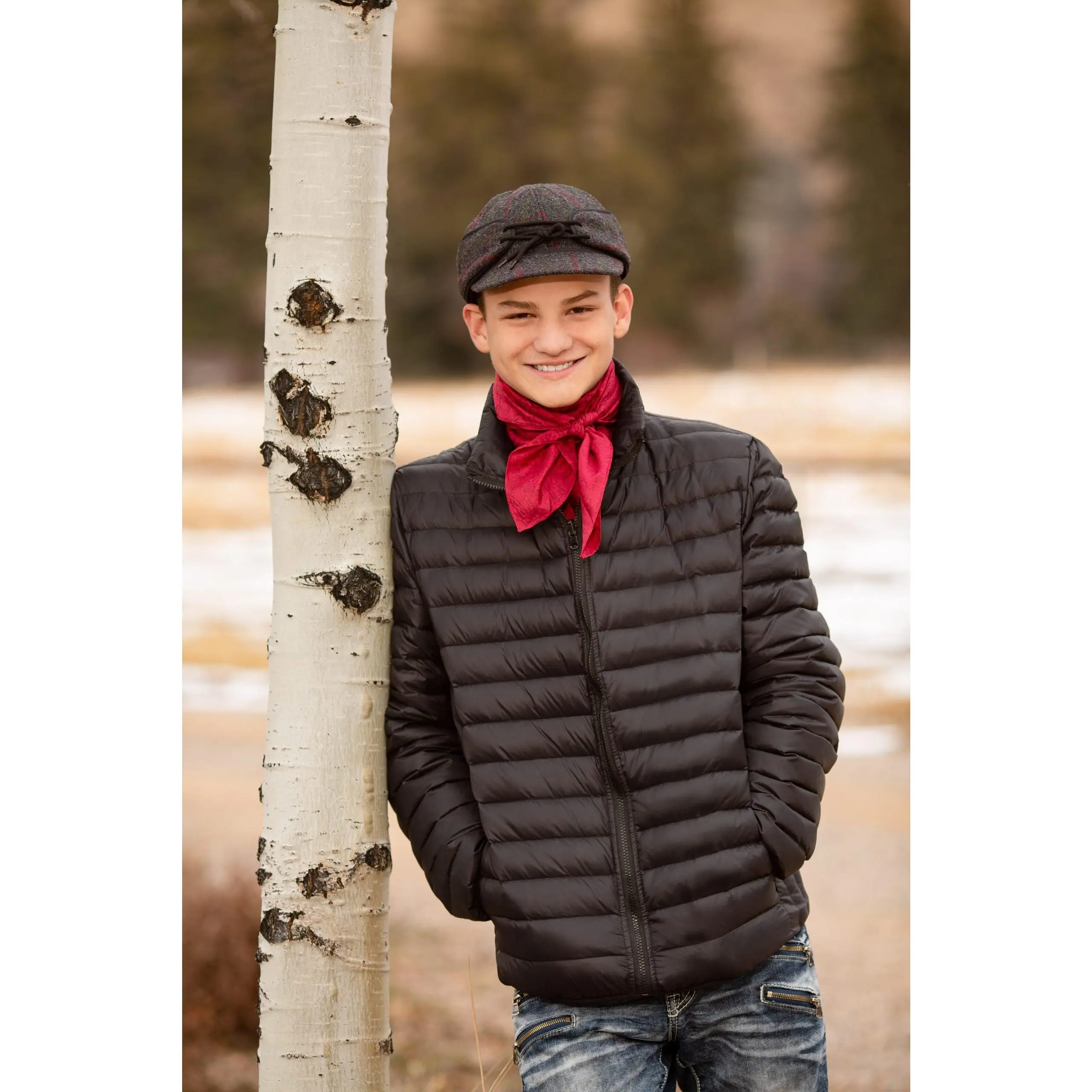 Menswear Men's 800-Fill Power Goose Down Puffer Jacket - Windproof Ripstop Shell, Lightweight Winter Coat with Zipper Pockets