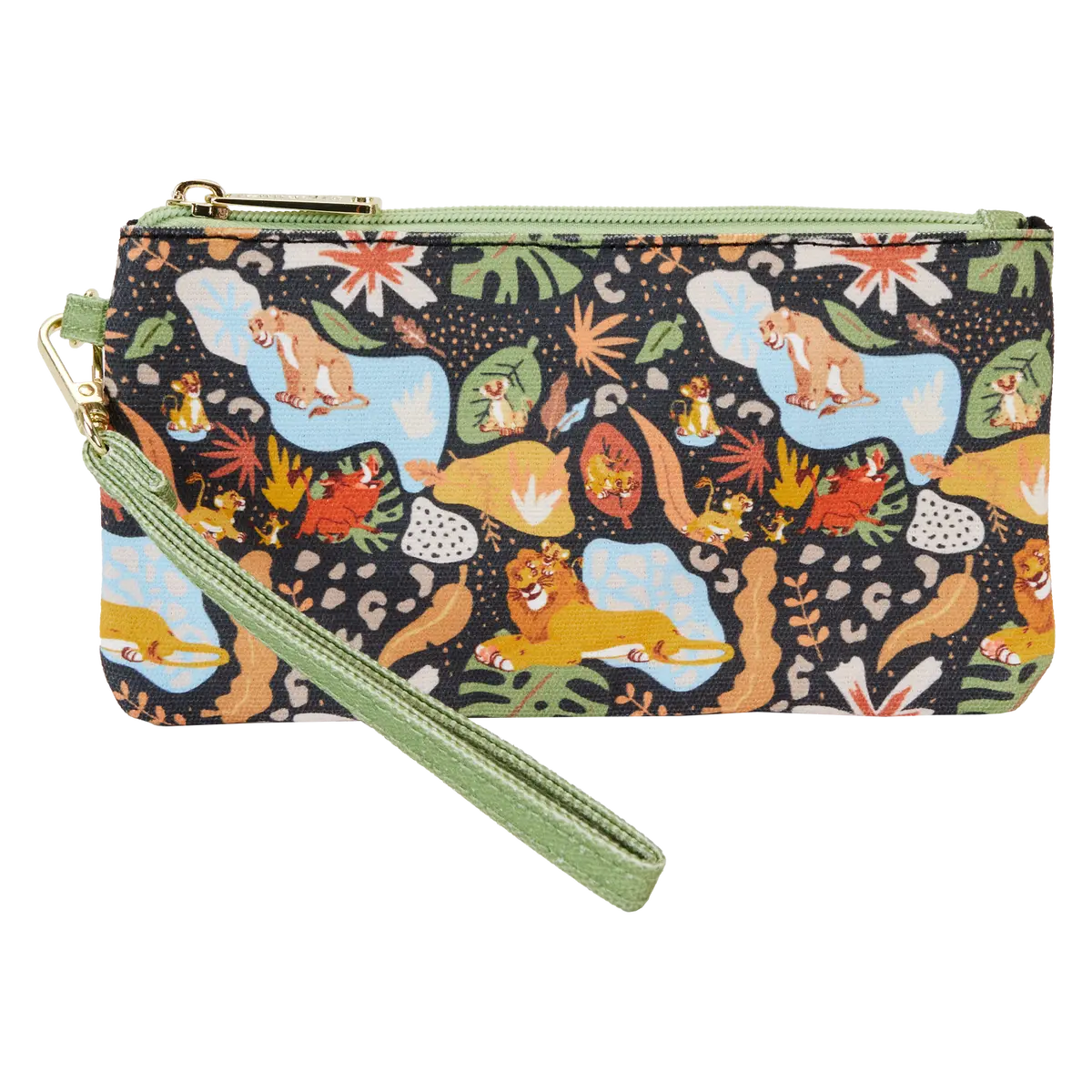 The Lion King 30th Anniversary All-Over Print Nylon Zipper Pouch Wristlet
