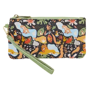 The Lion King 30th Anniversary All-Over Print Nylon Zipper Pouch Wristlet