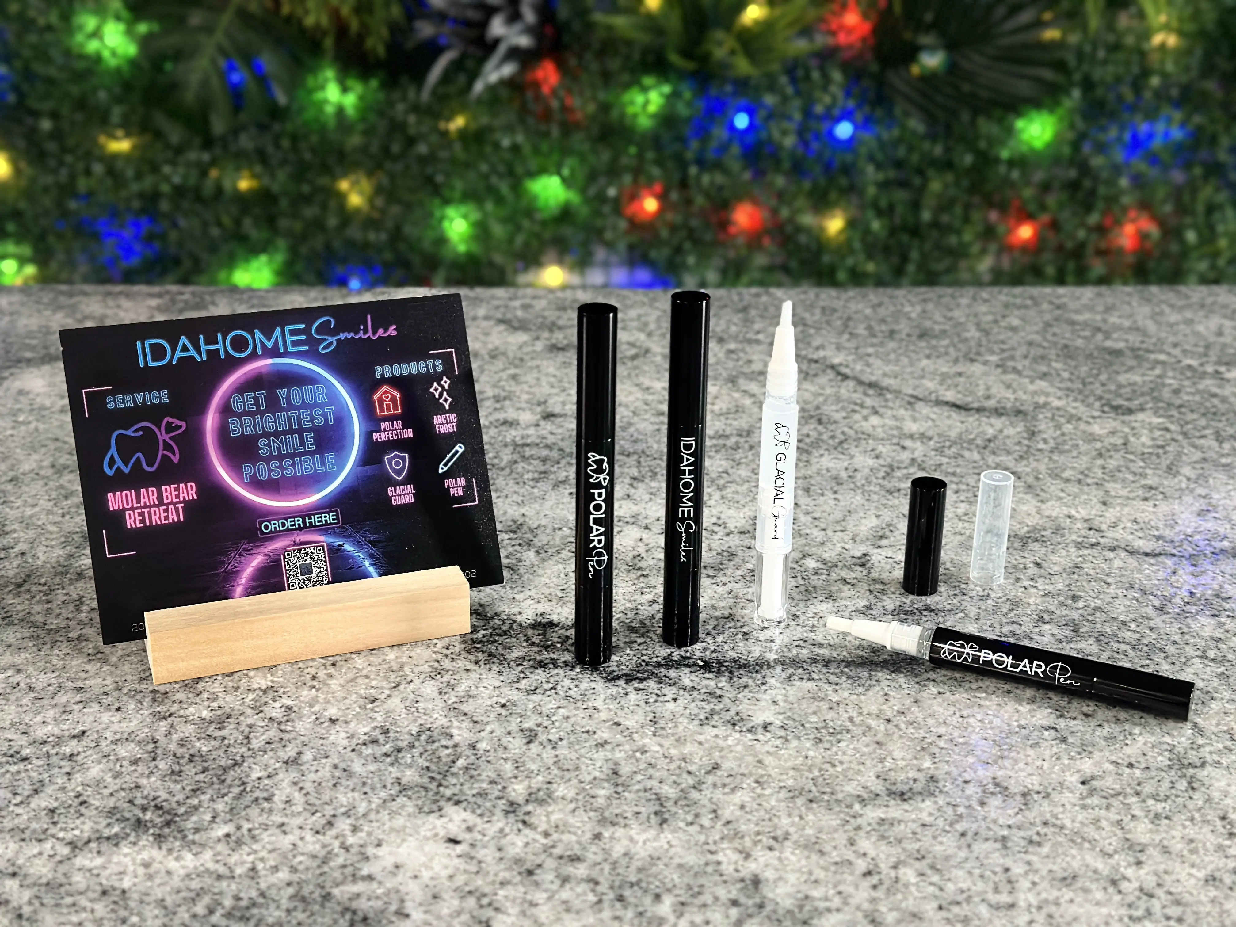 Idahome Smiles Polar Preserve Pack At-Home Oral Whitening and Enamel Remineralizing Gel Professional Effects Teeth Whitening and Enamel Remineralizer Applicator Refill Kit