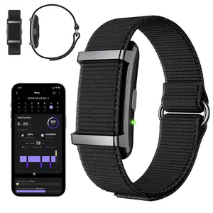 Smart Bracelet, Wearable Activity & Fitness Tracker Band, 24H Sleep Tracker, All-Day Continuous Heart Rate Blood Pressure Stress HRV Monitor,24/7 Heart Rate and more,  170+ Sport Modes Smart Wristband with 1 Bands, Free APP, Smart Watch