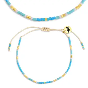 Saltwater Friendship Bracelet, Everyday Dainty Jewelry, Adjustable String, Stackable Bracelet