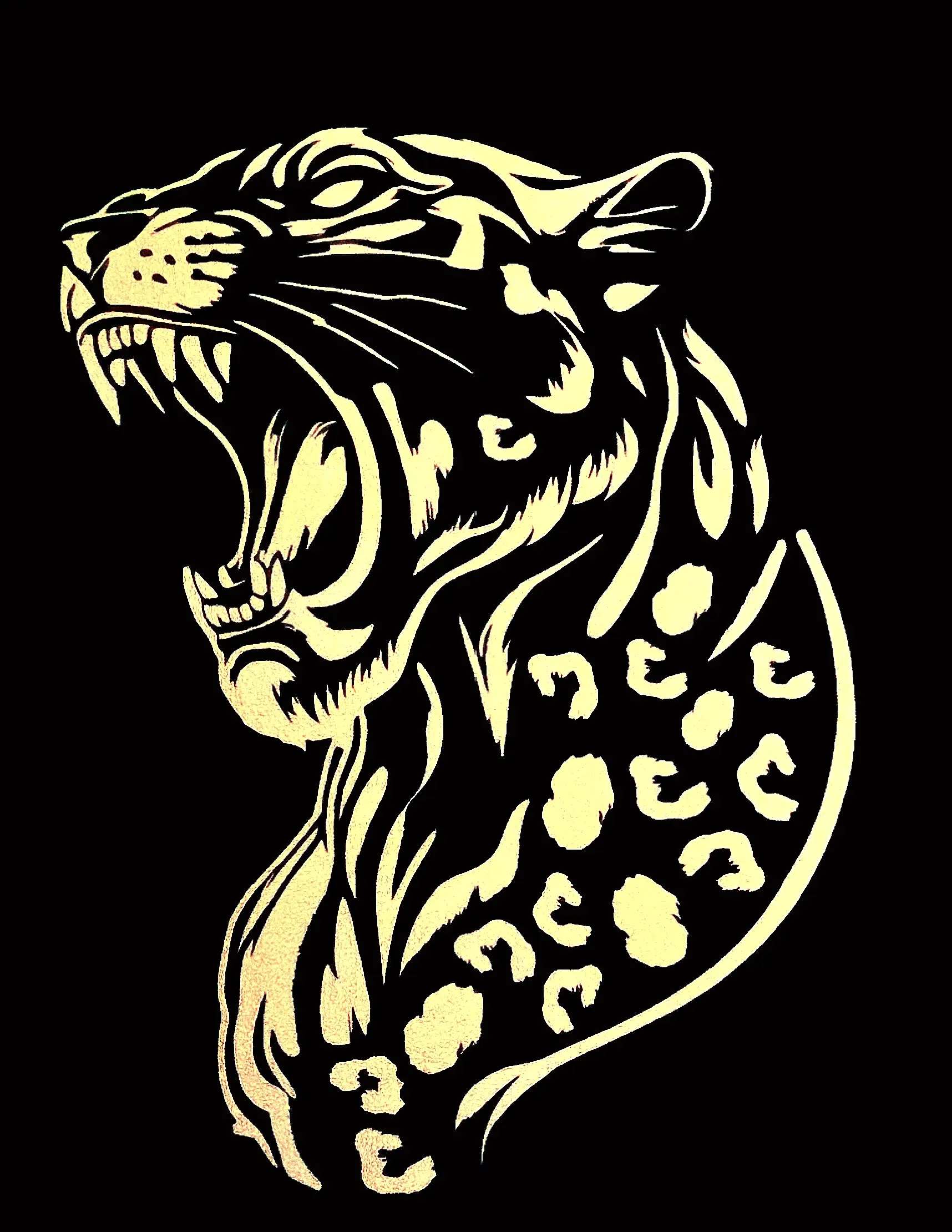 Aztec Jaguar Tablet Decal, Vinyl Sticker for Tablet Accessories, Custom Decorative Skin for Electronic Devices