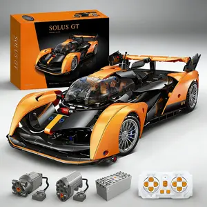 【817Pcs】1:14 Solus GT RC Building Blocks Car, Friendly Construction Toy, Diy Collectible Model Gift for Adults and Kids