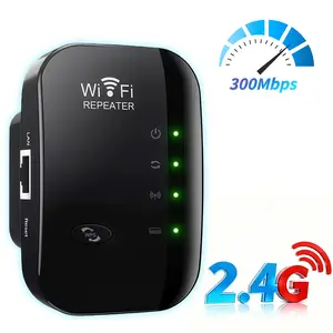 WiFi Signal Extender, Wifi Repeater Extender with 5000 Sq Ft Reach ,300Mbps High Speed Internet Booster, 2.4GHz Frequency Band, Supports 60+ Devices Simultaneously, Simple Setup Home Network Solution, WiFi Range Extender