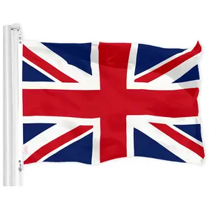 G128 - United Kingdom Flag (British, Union Jack) | 3x5 feet | Printed 150D - Indoor/Outdoor