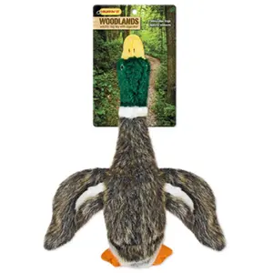 212 MAIN Large-Size Plush Mallard Dog Toy - Realistic Pet Supply with Natural Mimicry, Stimulates Canine Instincts for Dogs, Stimulates Instincts
