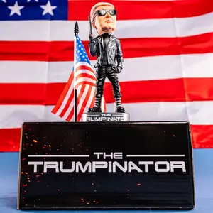 Proud Patriots TheTrumpinator: Donald Trump 2024 Bobblehead - Exclusive Political Collectible for Trump Supporters and Patriotic Americans