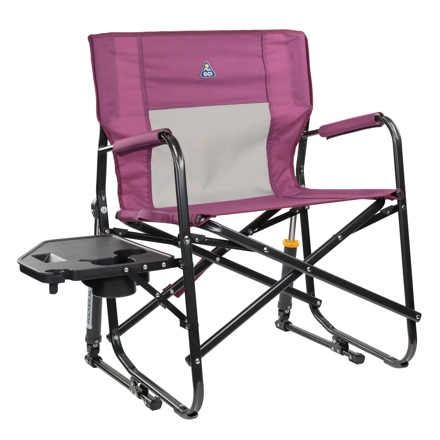 Freestyle Rocker XL Portable Folding Rocking Chair and Outdoor Camping Chair with Side Table