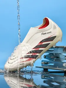 Men's Professional Football Shoes Long Stud Ag Fg Outdoor Sports Comfortable Breathable Artificial Grass Training Competition Shoes Football Boots