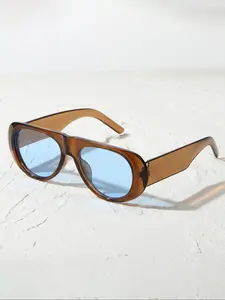 Unisex Vintage Style Sunglasses, Classic Shades, Summer Trendy Casual Sunglasses for Everyday Use, Fashion Sunglasses for Outdoor Activities