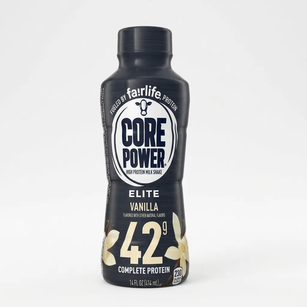 Core Power Elite Vanilla High Protein Shake 42g Protein, 14 fl oz Ready-to-Drink Bottle