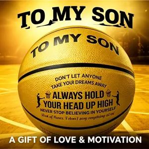 Size 7 Professional Basketball, Premium PU & Rubber Training Ball with Superior Grip and Bounce for Indoor Outdoor Play.Official Size 7 Basketball Indoor Outdoor Basketball Training Basketball Basketball Gift