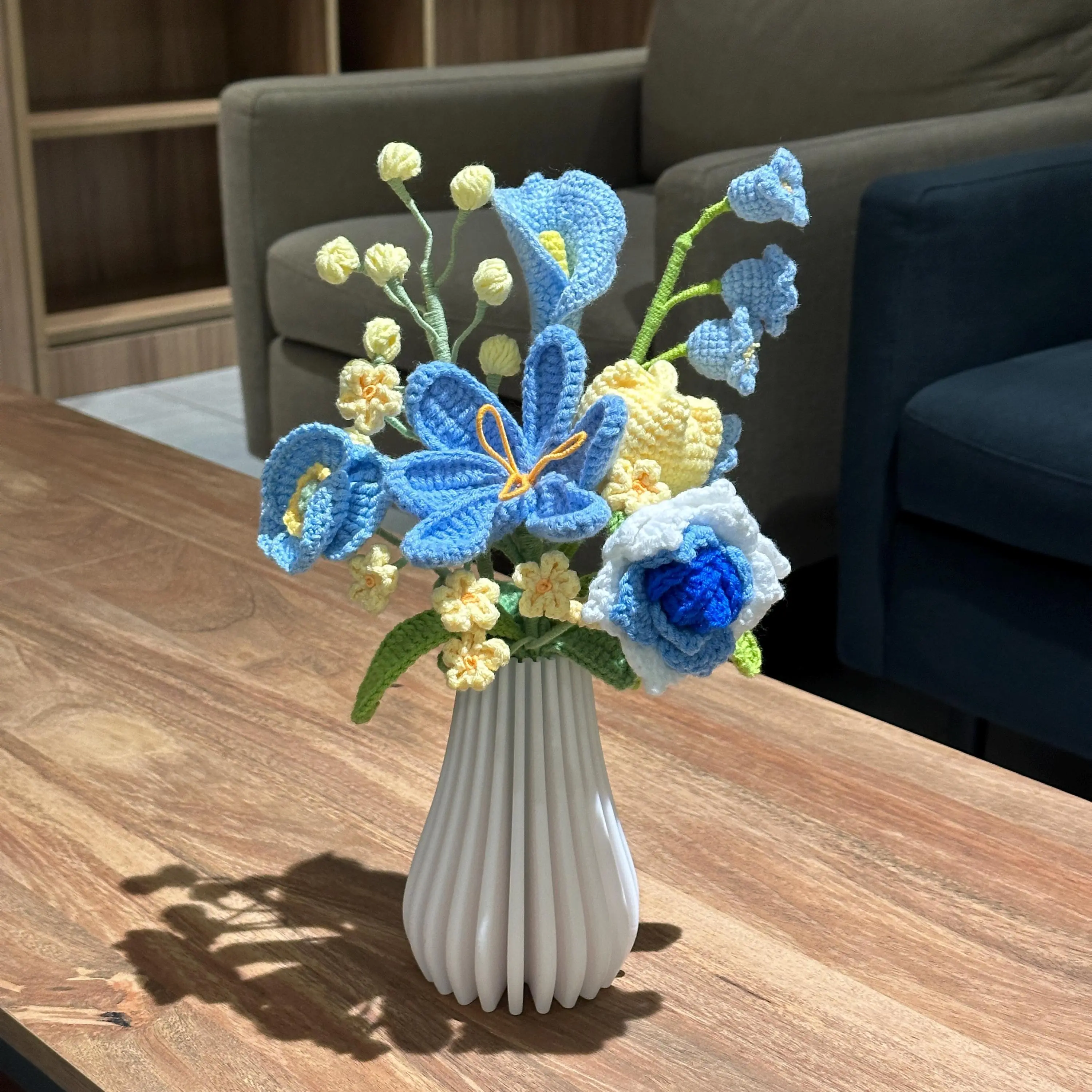 Custom Crochet Flower Bouquet | Handmade Keepsake Gift