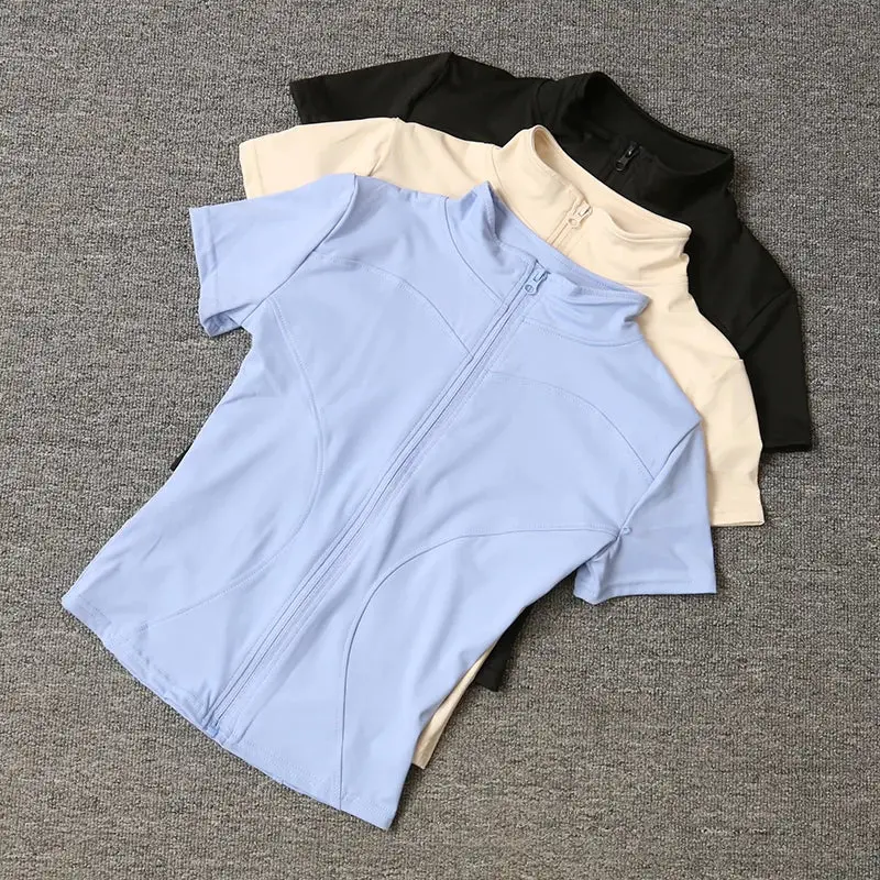 Summer High Quality Waist Slimming Training Tops