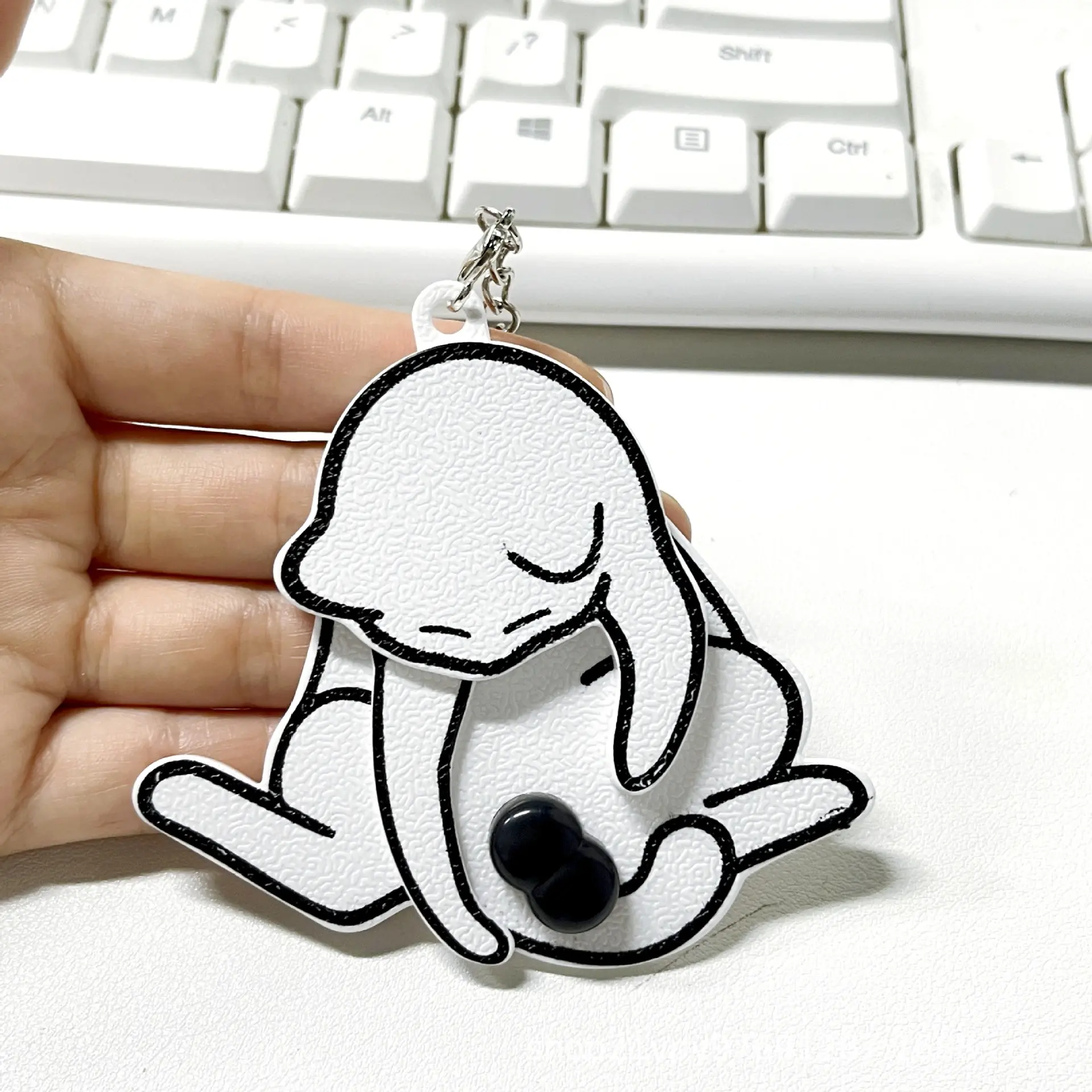 Creative Kitten Design Keychain, Funny Cute Car Interior Decoration, Keychain for Car Keys, Vehicle-Compatible Key Rings