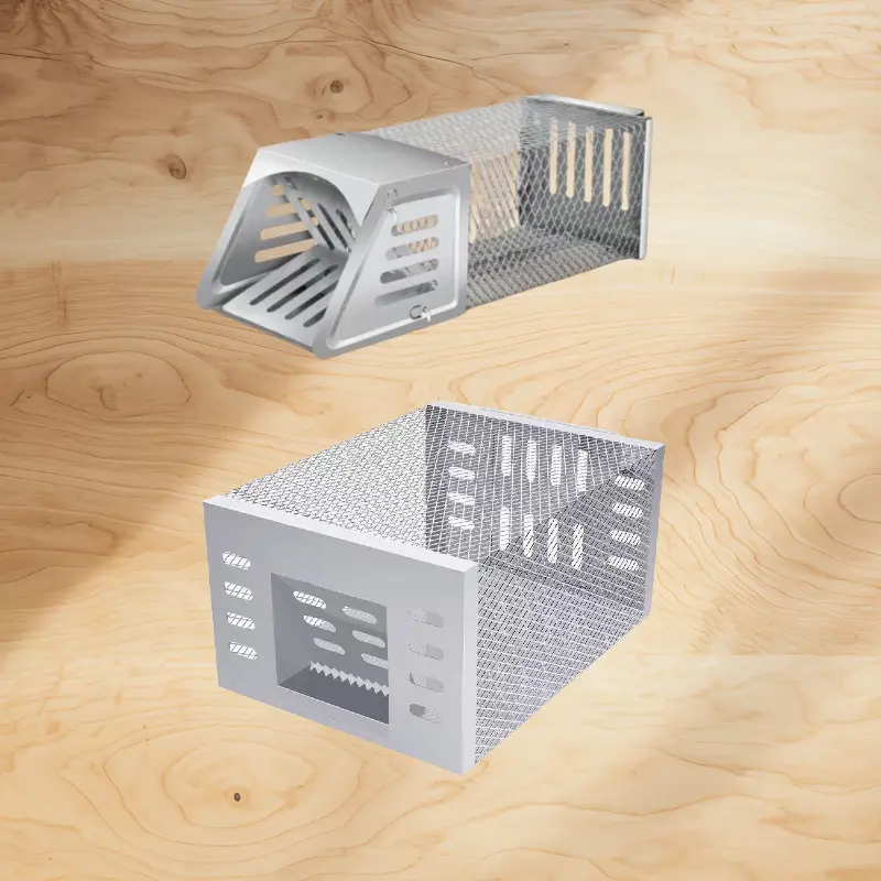 Reusable Metal Frame Cage Tool Organizer - Rectangular Large Size Single Unit Storage Enclosure, Non-Disposable Design to Organize Tools Both Indoor/Outdoor