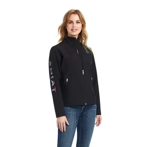 Team Logo Softshell Chimayo Jacket BLACK/NEW MEXICO NAVY PRINT