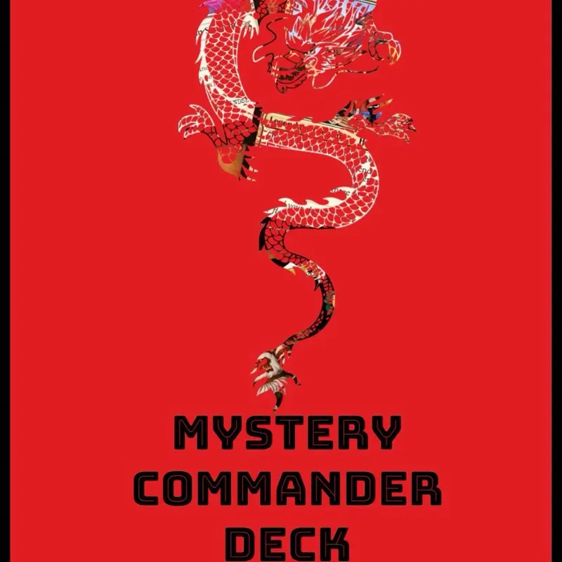 Custom Curated Commander Deck - 100-Card Mystery Commander Deck with Sleeves and Deck Box