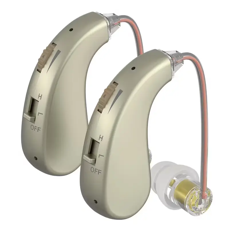Hearing Aid for Seniors, Noise Cancelling, 48 Hours Per Battery Life | Digital Hearing Amplifier, Hearing Aids, With Adjustable Volume
