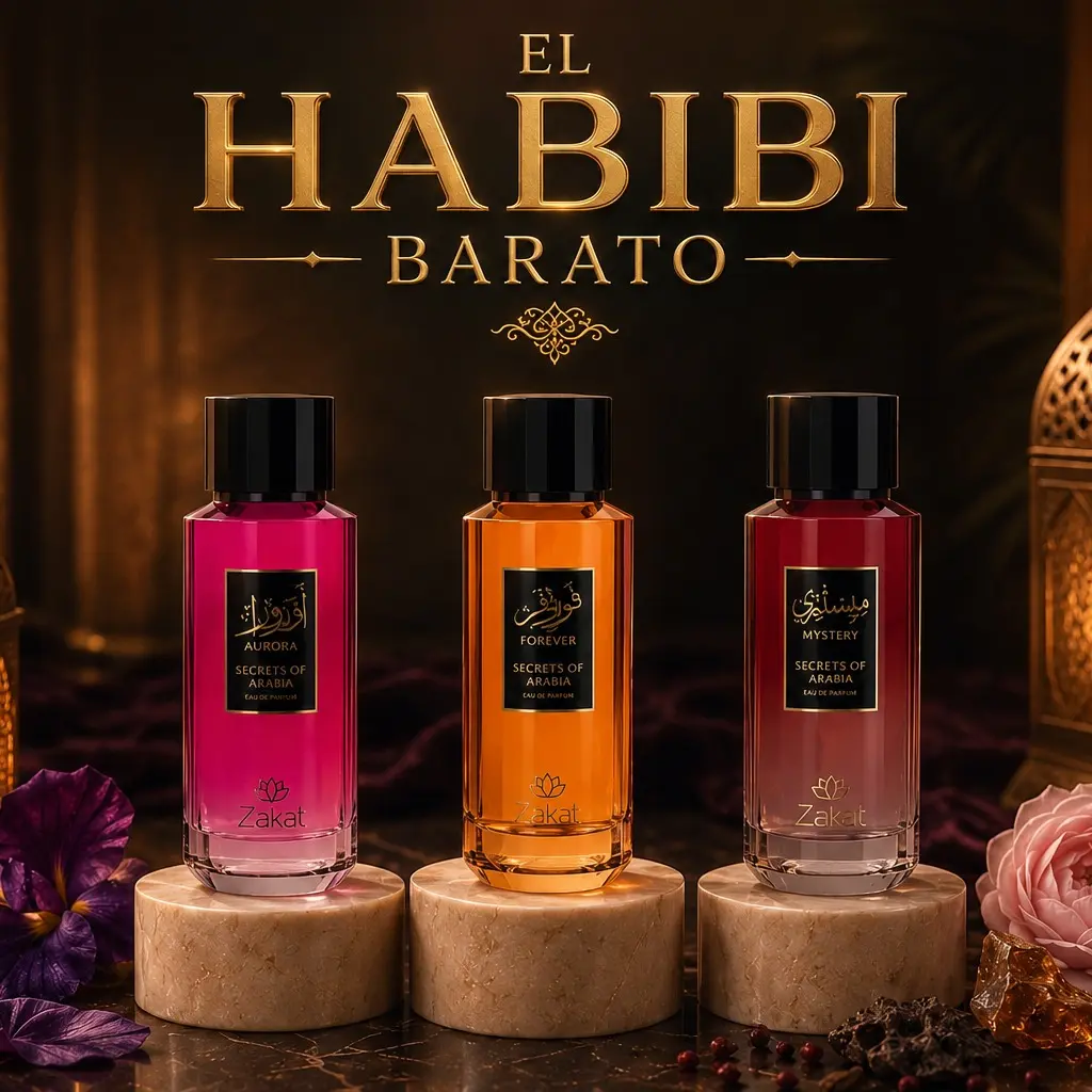 El Habibi Barato Bundle | Secrets of Arabia | Aurora + Forever + Mystery | Women's Fragrance | Eau De Parfum | 100 ML | Fruity - Floral & Fresh Notes