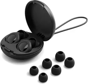 Ear Plugs for Sleeping Noise Cancelling – 30dB Reusable Silicone Earplugs with 8 Ear Tips & Case, Ideal Sleep Ear Plugs, Soft & Cozy Hearing Protection for Sleep, Concerts, Work, Travel & Focus