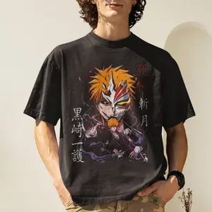 Vintage Bleach Anime T-Shirt: 90s Retro Japanese Streetwear