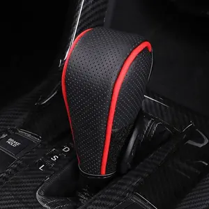 Car Gear Shift Cover, Artificial Leather Car Gear Shift Cover, Unisex Car Interior Accessories, Car Interior Decoration