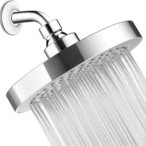 Shower  High  Rain, Luxury Bathroom Showerhead with Chrome Plated Finish, Adjustable Angles, Anti-Clogging  Nozzles (2.5 GPM)