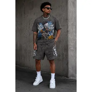 BKYS MEN'S BLINDED ROSE SHORT SET 5161
