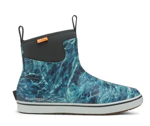 Men's Alpha Deck Boots - Mossy Oak Elements Agua - Regular - Waterproof Slip - On Fishing Shoes - Boating Garden Outdoor Shoes, Durable Deck Footwear Gift for Him or Dad