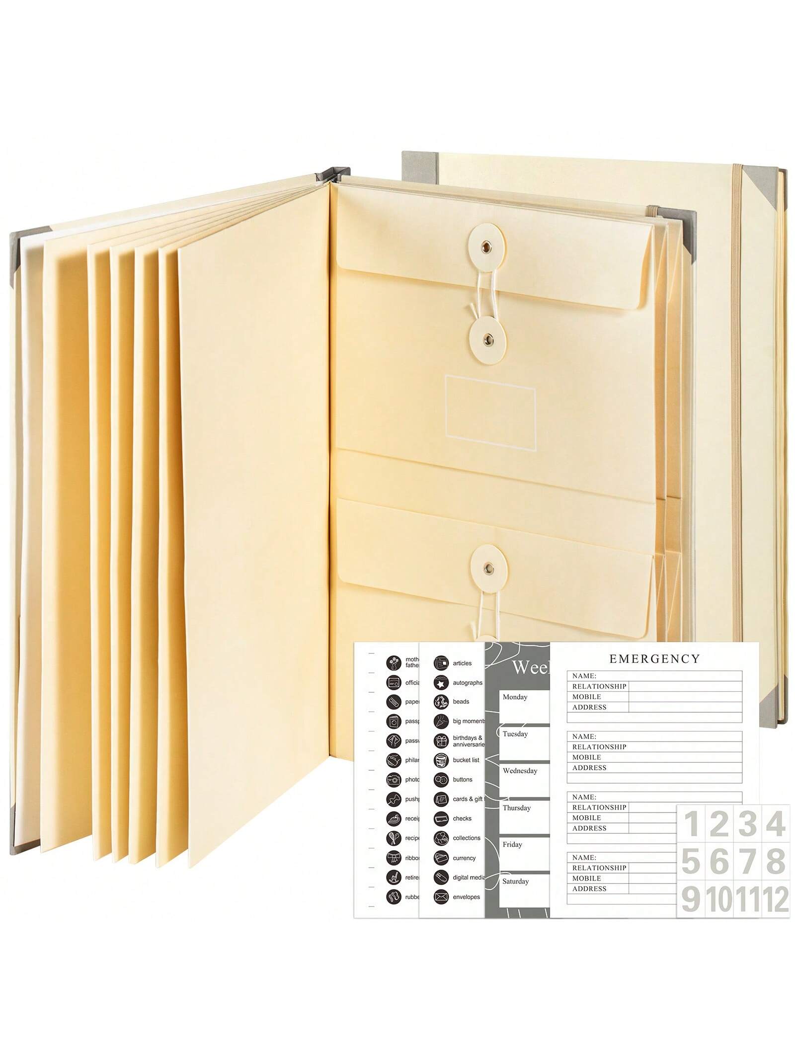 Important Document Organizer- Binder with Labels, Folders for Documents,File Folder Organizer with Pockets for Desk, Accordion Expanding File Folder for Home Office, Portfolio Binder for School and Medical Records(Blue&Pink&Yellow) Important Document Organizer- Binder with Labels, Folders for Documents,File Folder Organizer with Pockets for Desk, Accordion Expanding File Folder for Home Office, Portfolio Binder for School and Medical Records(Blue&Pink&Yellow)