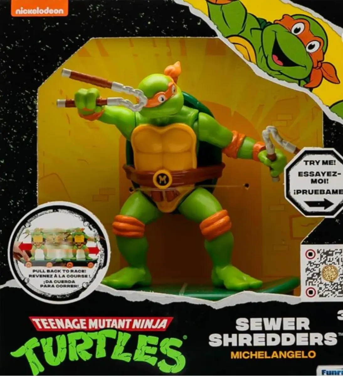 Funrise Tmnt Trituradoras de Alcantarillas Michael Ángel Retiran Vehículos