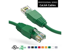 Nippon Labs 60CAT6A-15GN 15 ft Cat Cat6A Green 15 FT NE Green NL