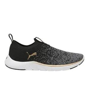 PUMA Womens Softride Remi Slip On Running Sneakers Shoes - Black